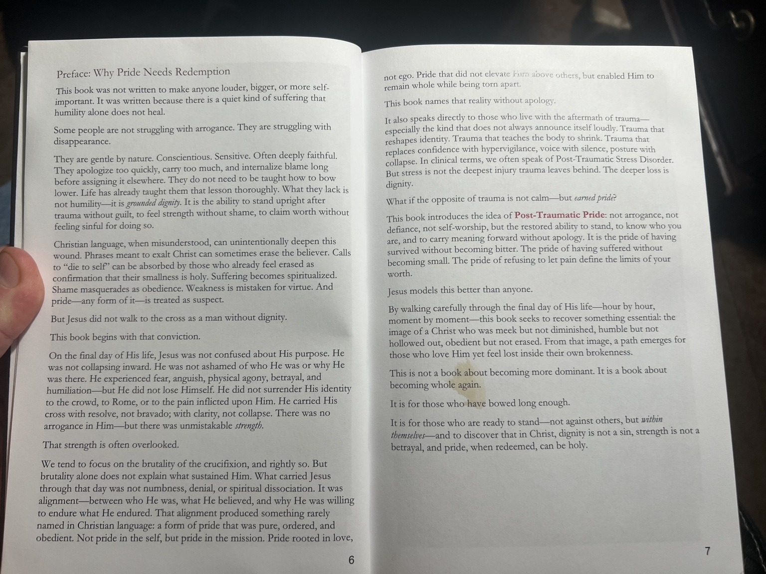 Traditional text layout