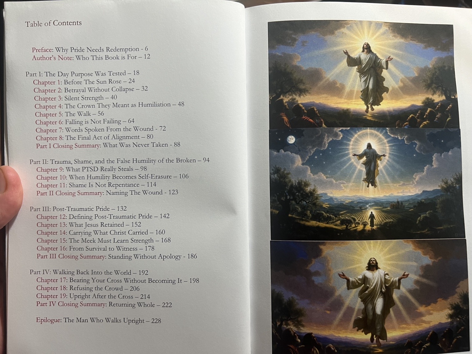 Illustrated table of contents